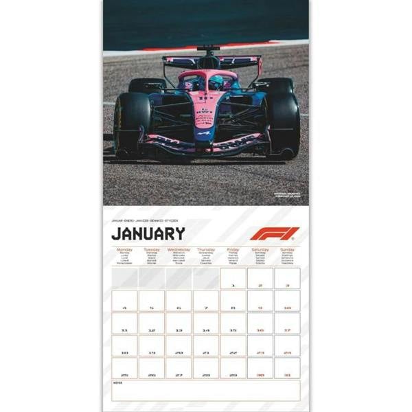 F1 Formula 1 Official Calendar 2027, Wall Calendars, Month To View, Sports, Gift