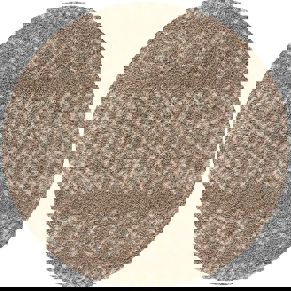 Beige Shaggy rug High Quality Elegant Moroccan Pattern