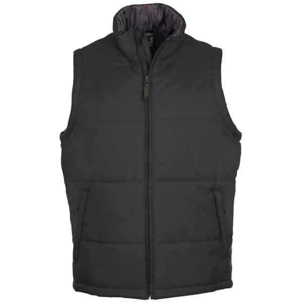 SOLS Warm Unisex Padded Bodywarmer Jacket - Charcoal