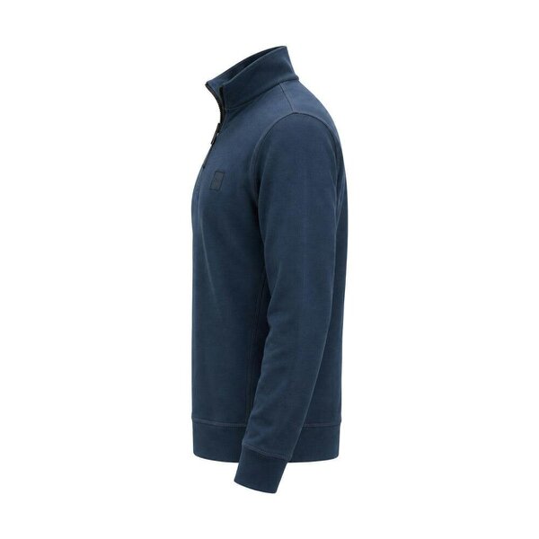 BOSS Zetrust Quarter Zip Sweatshirt Open Blue