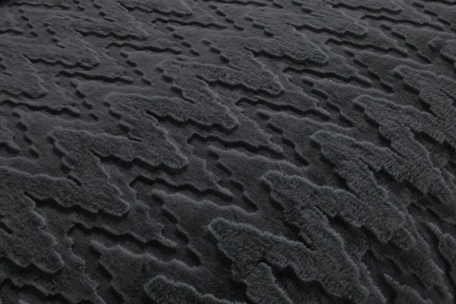 Night Zone Amari Teddy Fleece Duvet Cover Set – 3D Wave Embossed Soft Warm Bedding