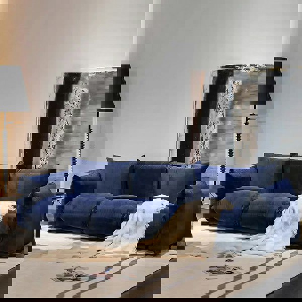 Isabella Two Seater, Three Seater Sofa, Boucle Or Velvet, White-Weilai Concept-Weilai Concept