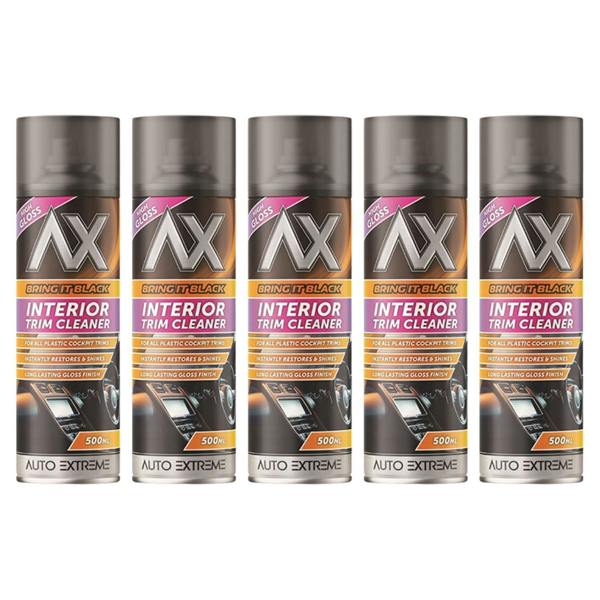 Auto Extreme 5X - Bring it Black Gloss Interior Trim Cleaner Spray 500ml