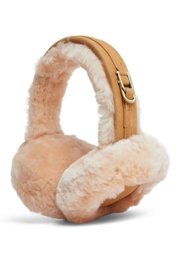 Infinity Leather Womens Sheepskin Shearling Winter Ear Muffs Warm Comfortable