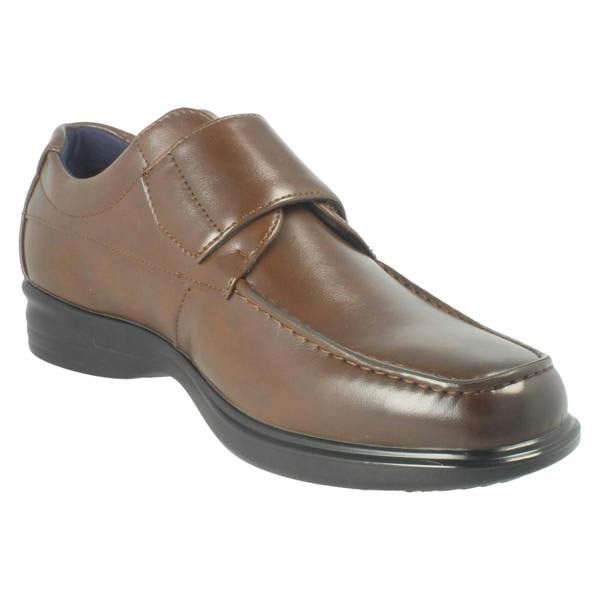 Thomas Blunt Mens Thomas Blunt Hook and Loop Strap Formal Shoes A1138