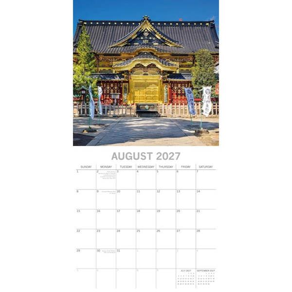 Tokyo Calendar 2027, Wall Calendars, Month To View, Travel, Gift