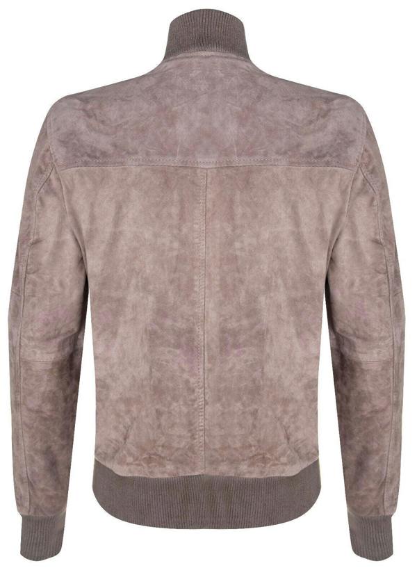 Infinity Leather Mens Suede Leather MA-1 Varsity Bomber Jacket