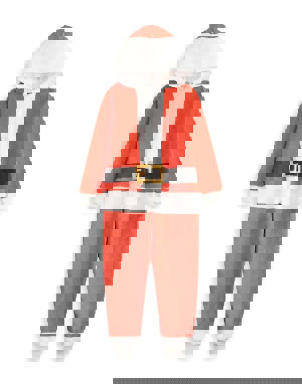 Show Me The Merch Unisex Kids Red Santa Onesie