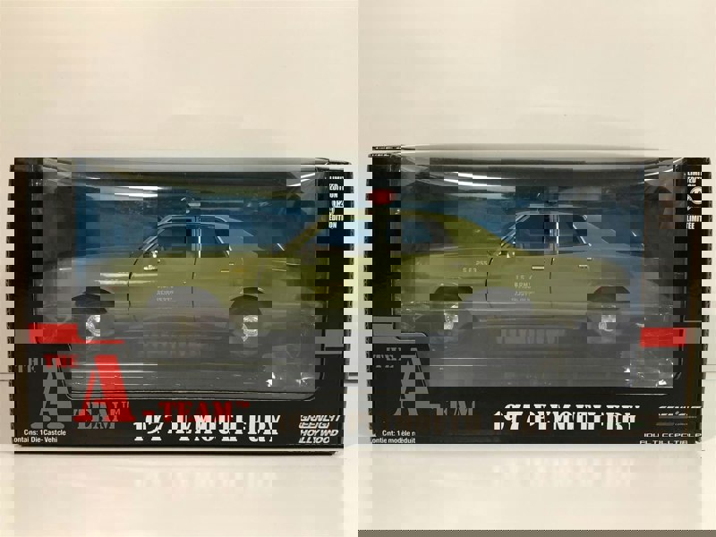the a team 1977 plymouth fury 1:24 scale greenlight 84103