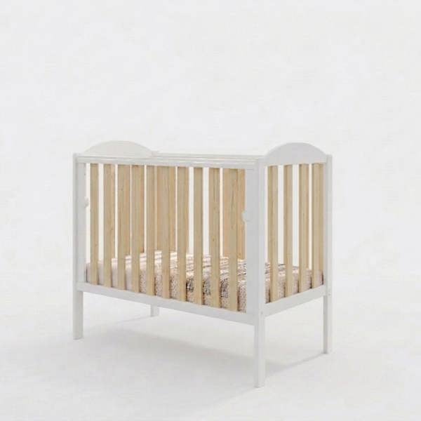 Viculii Waffi Space Saver Cot White/Natural