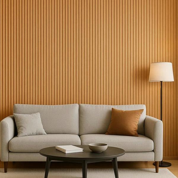 Panel Haus - WPC Oak Wood Effect Wave Wall Panels