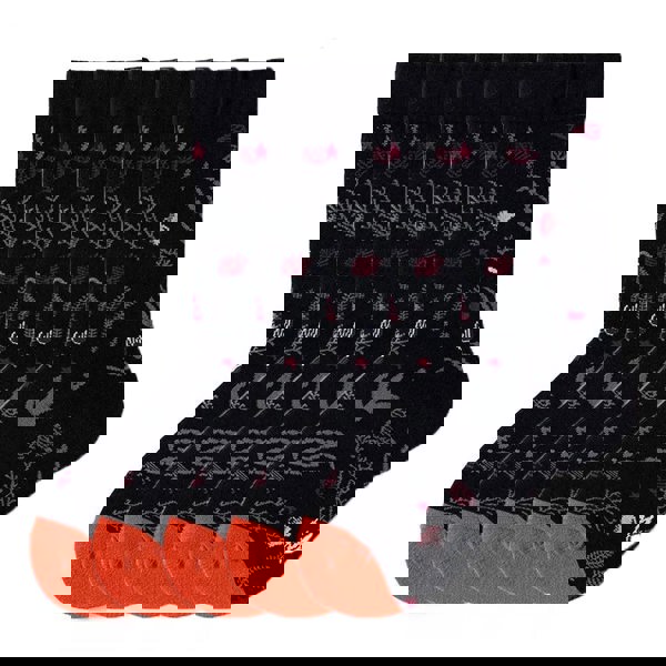 Anysox 5 Pairs Size 5-9 of Fashion Long Sock Cartoon Personalized Creative Random Plants For Men Woman Foot Cold Winter Warm Comfortable Accessories