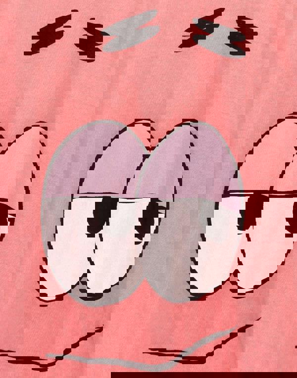 SpongeBob SquarePants Mens Pink Patrick Short Sleeved T-Shirt