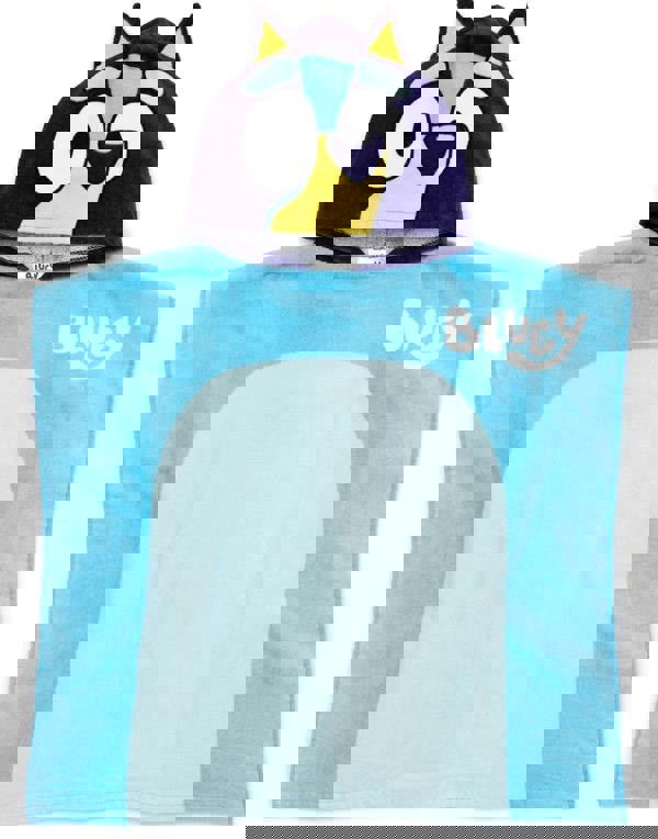 Bluey Unisex Kids Blue Poncho Towel (One Size)