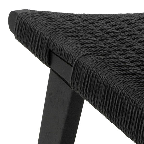 Wyld Haus Wigletree Black Wood Lounge Accent Chair