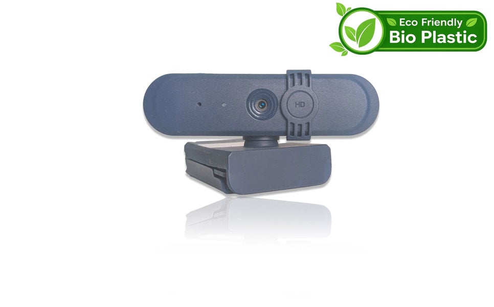Accuratus BIO CAM900 Webcam - Full HD USB Camera Biodegradable Plant Based Resin Case