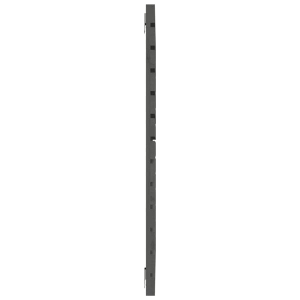 Berkfield Wall Headboard Grey 81x3x91.5 cm Solid Wood Pine