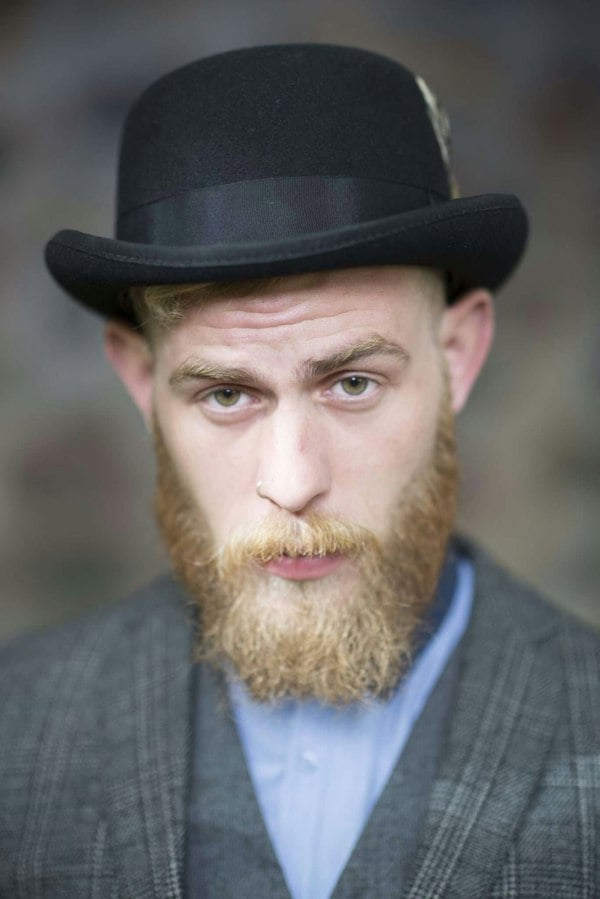 Gamble & Gunn Black Wool Bowler Hat Gamble & Gunn