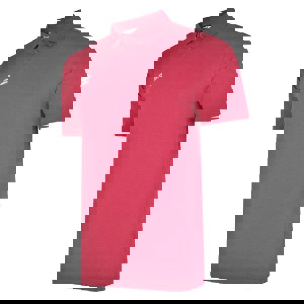 Umbro Boys Essential Polo Shirt - New Claret/White