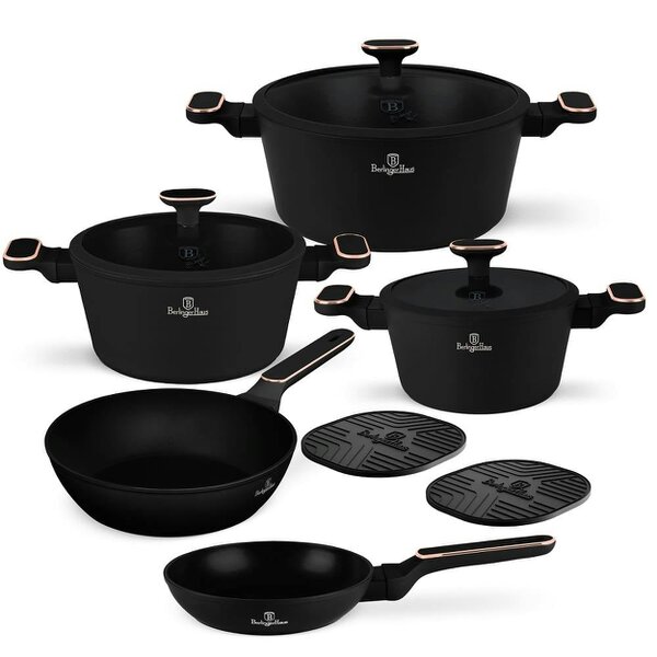 Berlinger Haus Black Rose BH8362 – 10 Piece Cookware Set