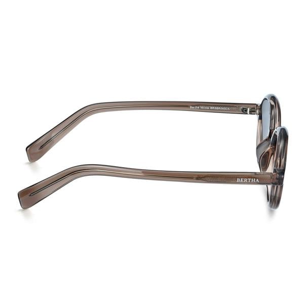 Bertha Nicole Polarized Sunglasses - Black/Brown - BRSBR060C5