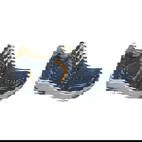 Roamers Mens Nubuck Superlight Casual Shoes - Navy - 