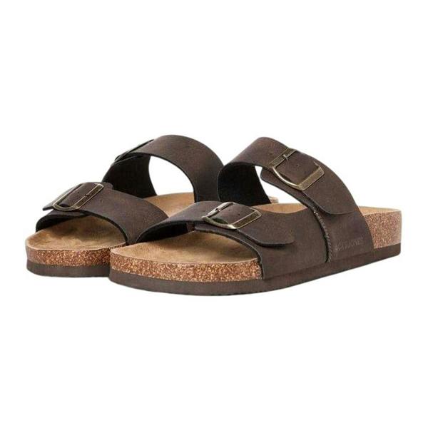 Jack And Jones Mens Flatform Slides - Java Brown - 