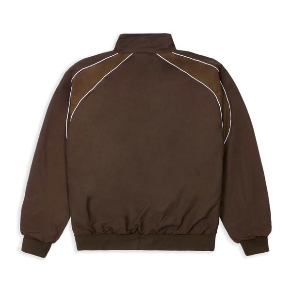 GVNMNT Clothing Co Chambers Track Top - Chocolate / Walnut