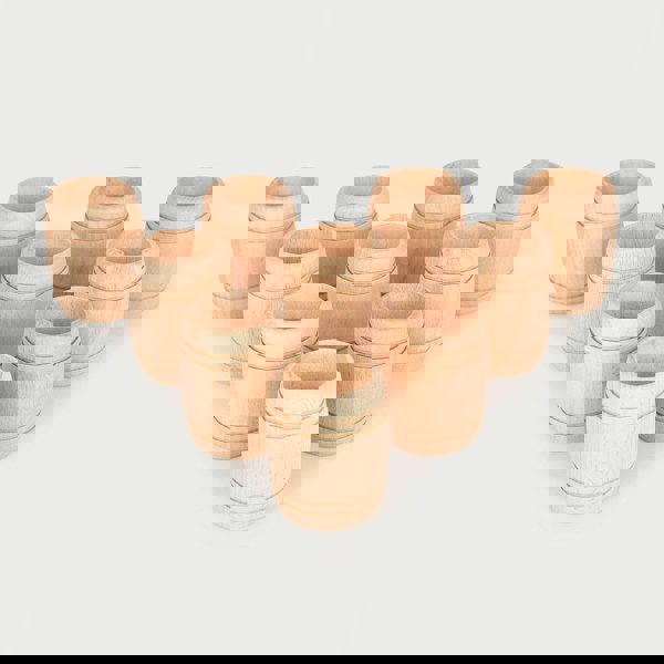 tickit Natural Wooden Barrels