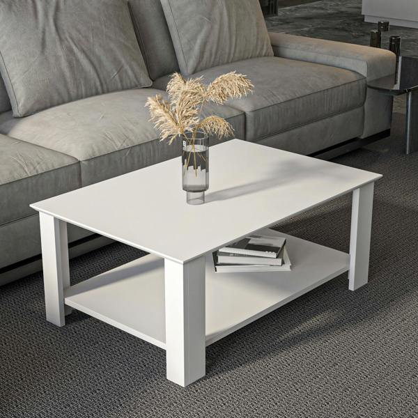 Decorotika Leroy 90 Cm Rectangular Coffee Table