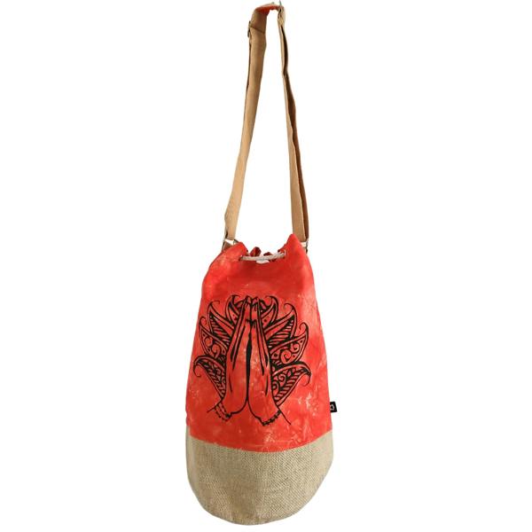 Serano All Natural Backpack - Orange Stonewash - Namaste Hand