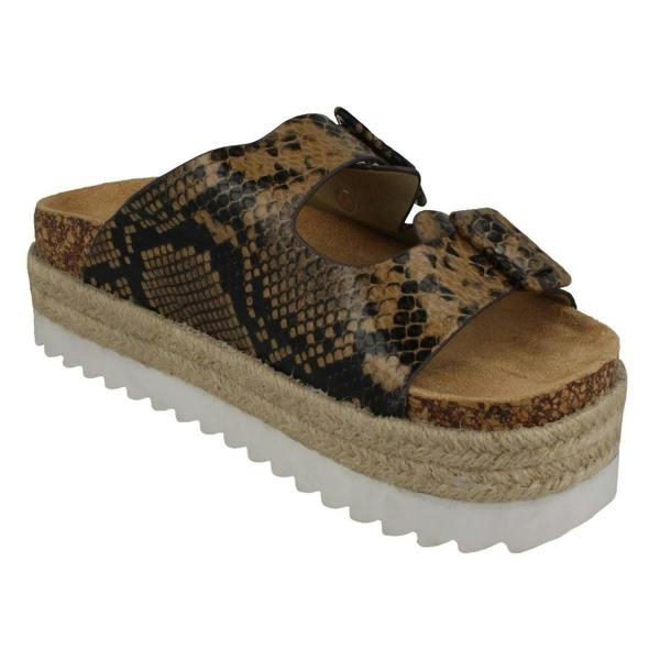 Down to Earth Ladies Down To Earth Flatform Mules F10921