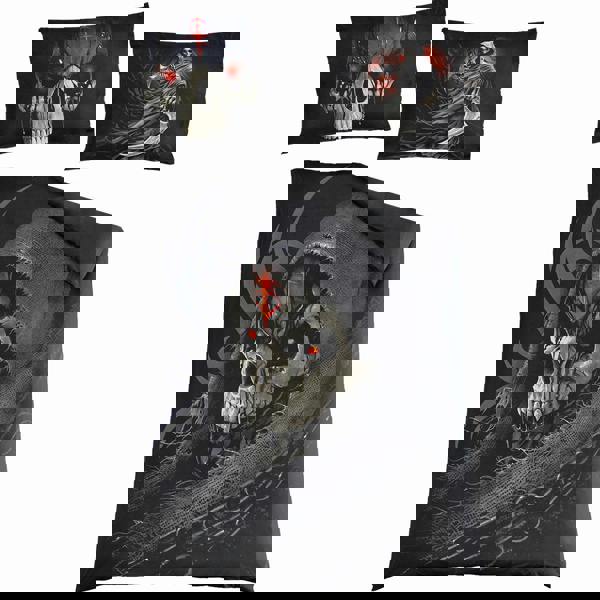 Spiral Direct DARK DEATH - Single Duvet Cover + UK And EU Pillow case