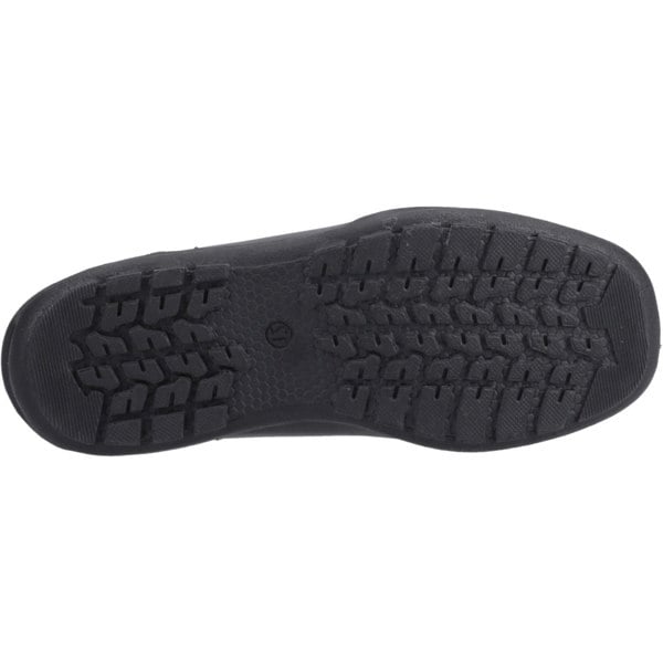 Hush Puppies Mackenzie Wallabee Leather Boys's Black Lace-Up Shoes
