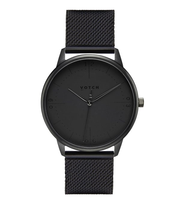 Votch Black & Black with Black Watch | Aalto Mesh