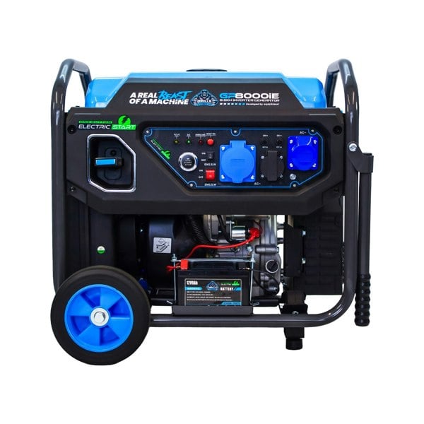 Equip2clean Gorilla Power 8000W Inverter Open Frame Generator with Electric Start - GP8000iE  – High Performance & Fuel Efficient