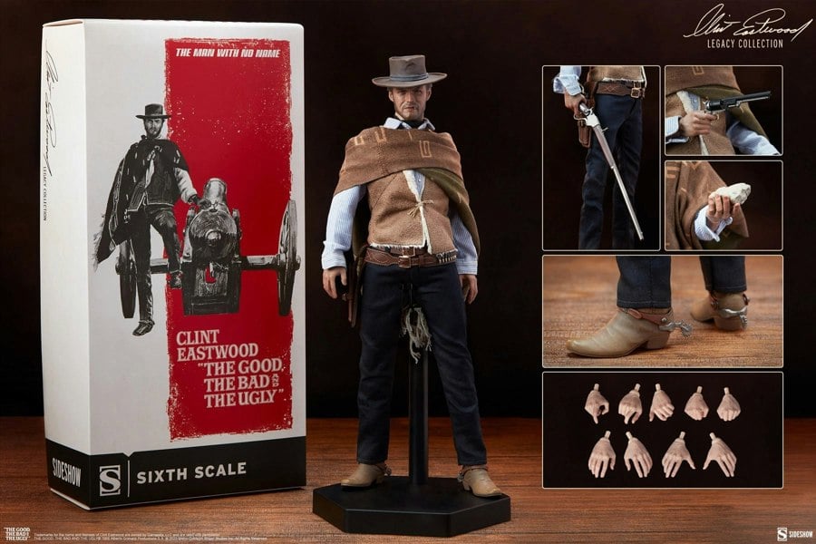 Sideshow The Man with No Name The Good The Bad and the Ugly 1:6 Articulated Figure 100451