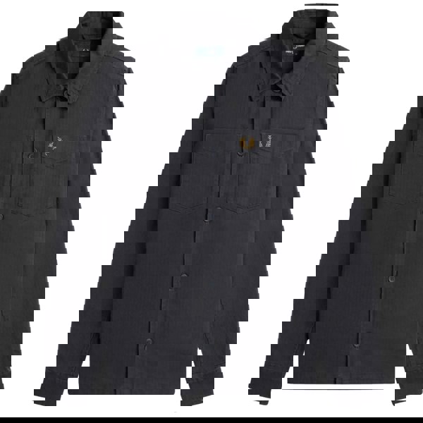 Fred Perry M7754 297 Anchor Grey Over Shirt Jacket Mens S