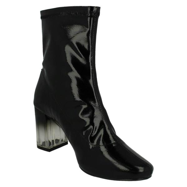 Spot On Ladies Spot On High Ankle Boots