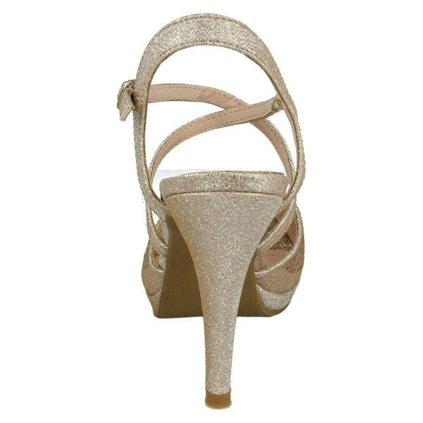 Anne Michelle Ladies Anne Michelle Diamante Buckle Strap Sandals