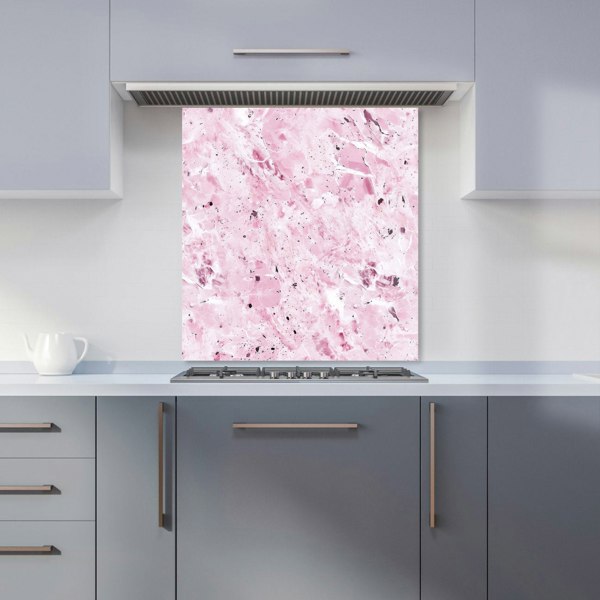 Warren Reed - Designer Plush Pink Quartz Effect Kitchen Splashback