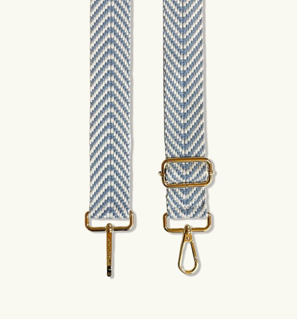 Apatchy Denim Blue Chevron Strap