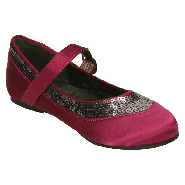 Spot On Girls Spot On Flat Ballerina Sequin Detail