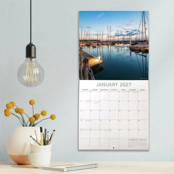 Isle Of Wight Calendar 2027, Wall Calendars, Month To View, Travel, Gift