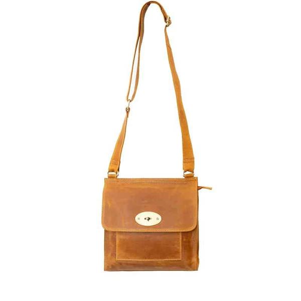 PRIMEHIDE Women’s Leather Crossbody Bag – Columbia
