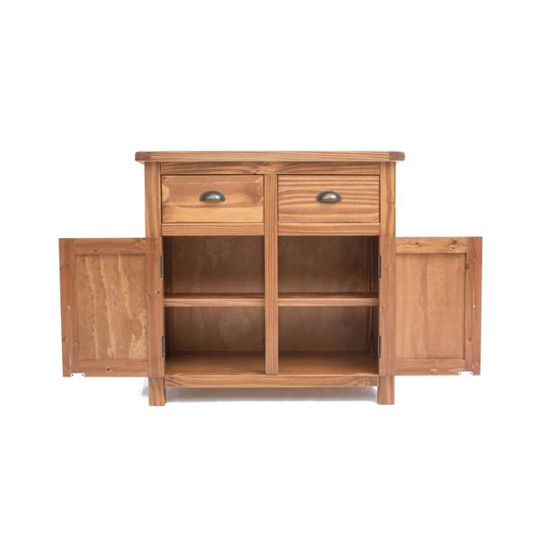 Cabinet Bits Padua Lacquered 2 Drawer 2 Door Sideboard Brass Cup Handle
