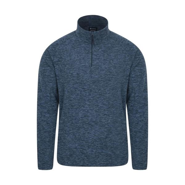 Mountain Warehouse Mens Snowdon II Fleece Top - Navy - 