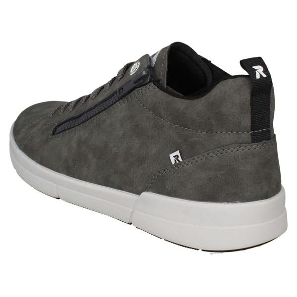 Rieker Mens Rieker Revolution Zip and Lace Up Casual Boots 07160