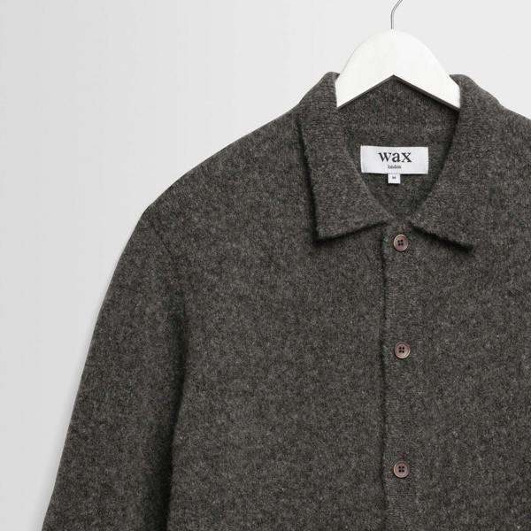 Wax London Tristan Fluffy Wool Blend Polo