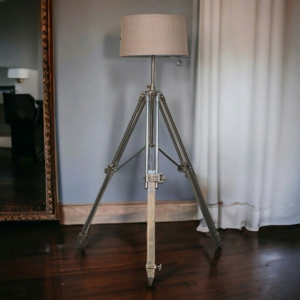 Artisan Furniture Chrome Tripod Lamp